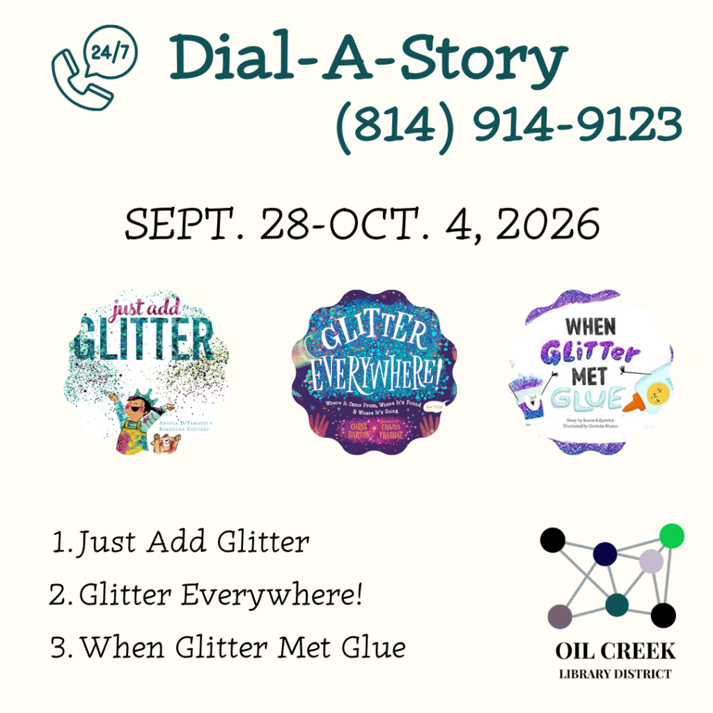 September 28-October 4, 2026 814-914-9123 Line 1: Just Add Glitter Line 2: Glitter Everywhere! Line 3: When Glitter Met Glue